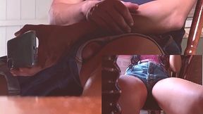 quando o desejo e mais forte que o medo o homem filma a mulher de 18 anos por baixo da mesa no bar