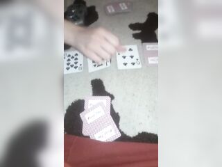 Brother and Step Sister Undress Poker Pt. 1