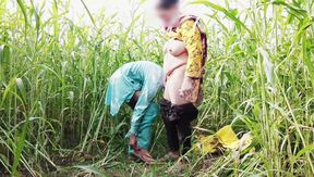 Had a Beautiful Time Fucking Her Ass in the Fields and Gave Her a Load in the Mouth