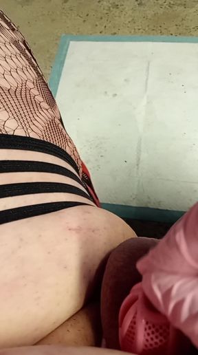 Caged with urethral catheter