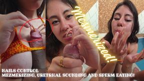 (1080p) Mesmerized!! Pov getting mesmerized by my long nails and draining your sperm to eat it all!