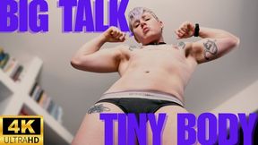 Giant FtM Jaq Quicksilver Punishes You for Lying About Your Size - POV Tiny Made to Worship Feet, Ass, and T-cock as Humiliation - jock, body worship, trans, gay - 4k mp4