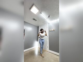 Hawt trans CD in constricted blue leggings teasing good bubble booty