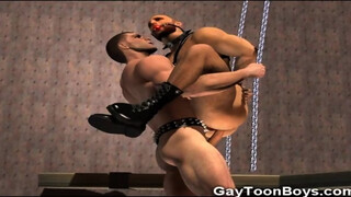 3D Kinky Muscle Boys Like It Big!