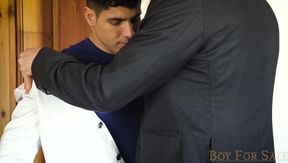 BoyForSale - Bastian Karimâ€™s tight hole spread open by Legrand Wolf