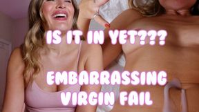 SMALL DICK VIRGIN FAIL - HUMILIATING FIRST TIME EXPERIENCE
