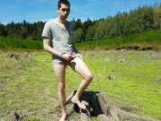 French state at Lake Pierre-Percée. 2020.08. 4K