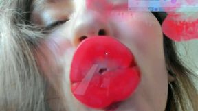 You under my red lips