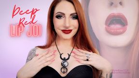 Deep Red Lips JOI (WMV 1080p)