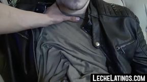 LecheLatinos.com - Handsome Latino's deepthroat blowjob and intense POV bareback fuck