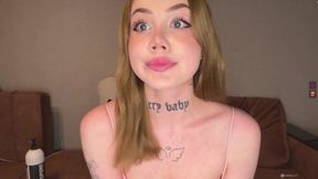 Relish Nancyyyyyy's Busty Brunette Charm in a Homemade Tease
