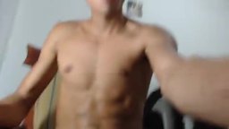 Latino Model Nilo Plays with His Dick