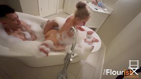 bubble bath time with veronica cruz and dexxx blue