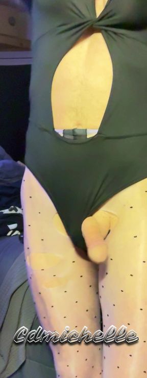 Cdmichelle Wearng Sexy Bodysuite