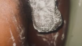 Shower Jerking Uncut BBC