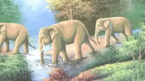 Horny babysitter gets fucked by 3 horny guys