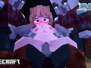 😂hentai is all I can think about when I watch MINECRAFT. Emmy GANGBANGED by raiders!