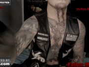 leather devil worship intense webcam session