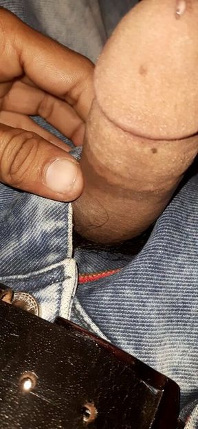 Straight boy creamy cock