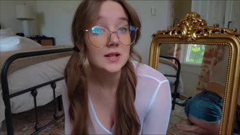 Nerdy Cutie Sableheart7249 Bares All: Tiny Tits & Nipples Uncovered