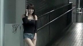 Crazy Japanese model in Exotic Public, MILF JAV clip
