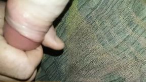 Nice Close Up of My THICK Uncut COCK Cuming HARD just for you!