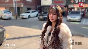 Hot Asian chick with big boobs comes to a porn casting and gets fucked hard