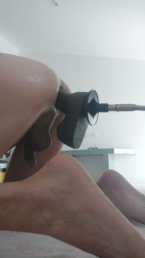 What is it good that in my slutty ass with the sex machine   Clip 1