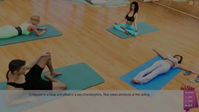 Noemi's Toscana rebirth: two naughty girls doing yoga ep 15