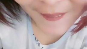 Sultry MILF Sange gives a deepthroat blowjob