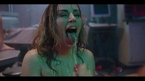 Parasited Femdom Investigation - Horny Lesbian Foursome with Male Bondage, Anal &amp_ Creampie Cleanup