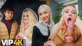 VIP4K. Fucking hot blondies Daruma Rai and Veronica Leal after playing superspies