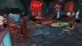 Intense Fallout 4 Hentai Threesome – Wild Orgy Action Steamy Frenzy