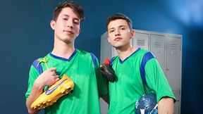 Teammates Jake Lotti & Loick Gauthier Get Naughty In The Locker Bedroom After Perspiring Exercise - Mexican Leche