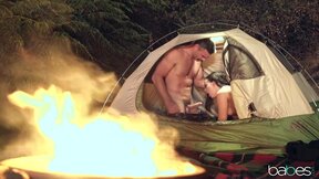 Teen slut loves camping and outdoor fucking