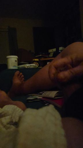 Late night wanking session - slo mo