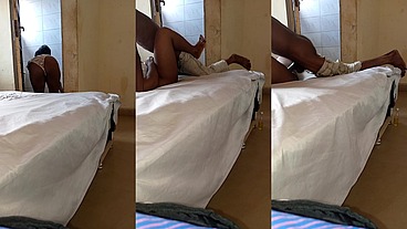 Petite girlfriend begs to get fucked after work