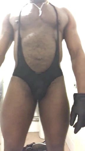 Black Muscle Perverted Solo Nipple Play & Smoking Fetish Scenes