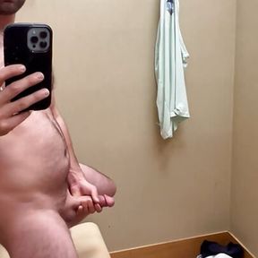 Big cock in dressing room