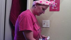 Gargling teeth brushing