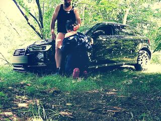 Forest rimjob aka eat my ass slut