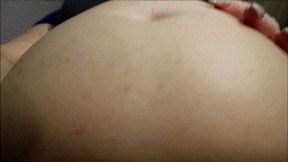 Someone was inflating belly , belly button massage helps WMV