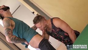 Uncircumcised Romeo Davis Humid Breeds and Licks Butthole Jock Mars Gymburger