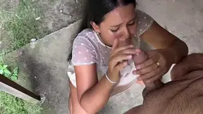 Alluring alumnus gives a blowjob from her physics teacher for a great year