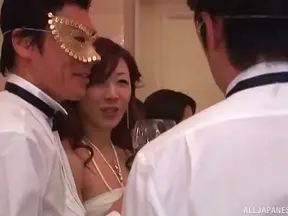 Elegant Cocktail Party Turns Into Steamy Japanese Orgy Night