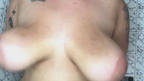 Make Up Falling and Bouncing by Big Boobs Latina