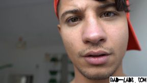 Cocky teen disciplined and fucked bareback.