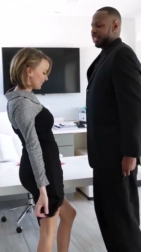 MYLF - Hardworking Businesswoman Gets Her Pussy Drilled By An Applicant During Job Interview   Clip 1