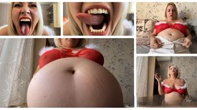 I masturbate to my very full and chubby belly when you are inside it SD