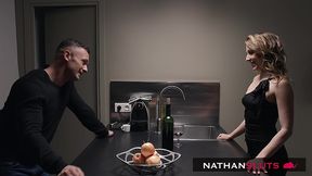 slutty petite french emmanuelle worley takes a fat cock up her ass on first date
